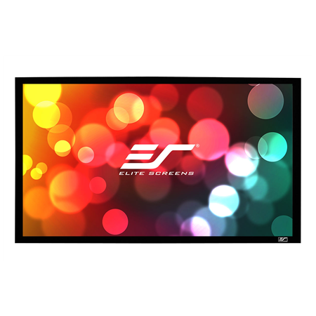 Elite Screens | SableFrame Series | ER100WH1 | Diagonal 100 " | 16:9 | Viewable screen width (W) 221 cm | Black