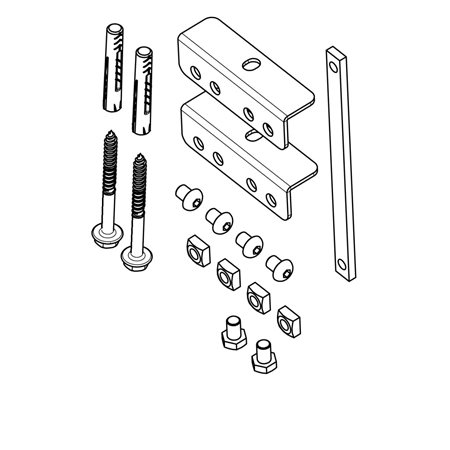 Vogels | Other | PFA 9126 Bracket kit for PFB 34xx | Silver