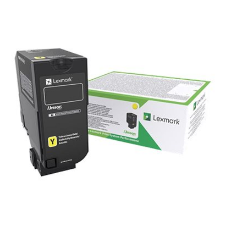 Lexmark Corporate | 74C2SYE | Laser Toner Cartridge | Yellow
