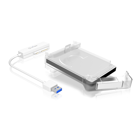 Raidsonic | ICY BOX | Adapter cable with protective a cover for 2.5" SATA hard disks to USB 3.0, blue Access LED | SATA | USB 3.
