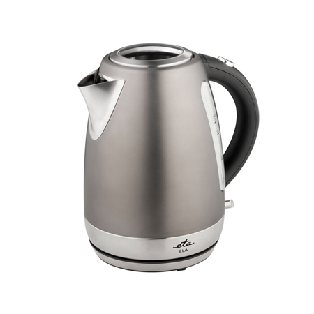 ETA | Kettle | ELA ETA859890040 | Standard | 2100 W | 1.7 L | Stainless steel | 360° rotational base | Grey