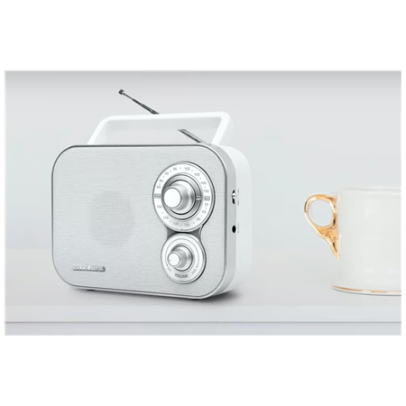 Muse | Portable Radio | M-051RW | AUX in | White