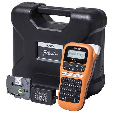 Brother PTE110VP | Thermal | Label Printer | Orange