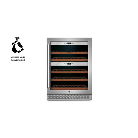 Caso | Wine cooler | WineChef Pro 40 | Energy efficiency class G | Showcase | Free standing | Bottles capacity Up to 40 bottles