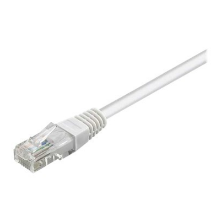 Goobay | CAT 5e patch cable, U/UTP | White RJ45 male (8P8C) | RJ45 male (8P8C)