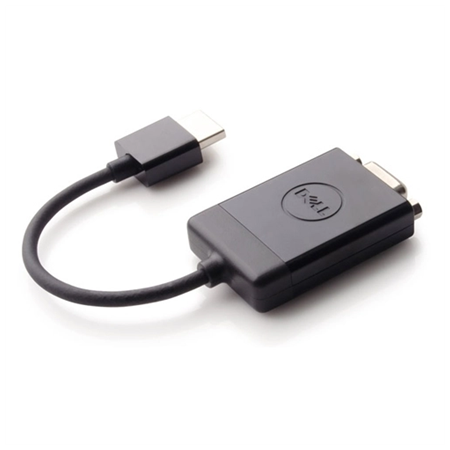 Dell | Adapter HDMI to VGA | 470-ABZX | Black | HDMI - Male | HD-15 (VGA) - Female