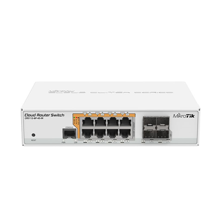 Cloud Router Switch CRS112-8P-4S-IN | 12 month(s)
