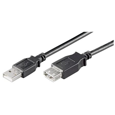 Goobay | USB 2.0 Hi-Speed extension cable | USB-A to USB-A USB 2.0 male (type A) | USB 2.0 female (type A)