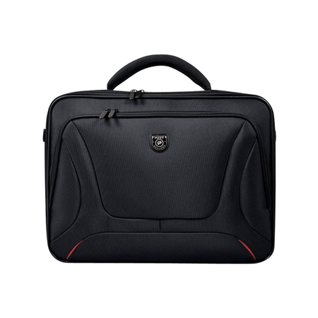 PORT DESIGNS | Courchevel | Fits up to size 15.6 " | Messenger - Briefcase | Black | Shoulder strap
