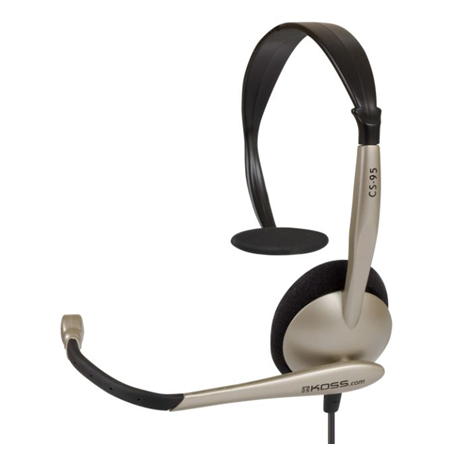 Koss | Headphones | CS95 | Wired | On-Ear | Microphone | Black/Gold
