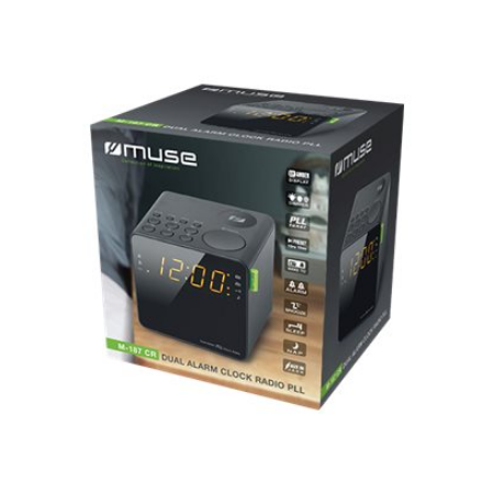 Muse | Dual Alarm Clock Radio | M-187CR