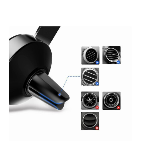 Automobilinis telefono laikiklis UGREEN LP130 (pilkas)