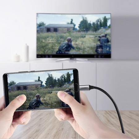 UGREEN MM142 USB-C į HDMI kabelis 1.5m (juodas)