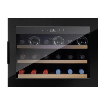 Caso | Wine cooler | WineSafe 18 EB | Energy efficiency class G | Built-in | Bottles capacity 18 bottles | Cooling type Compress