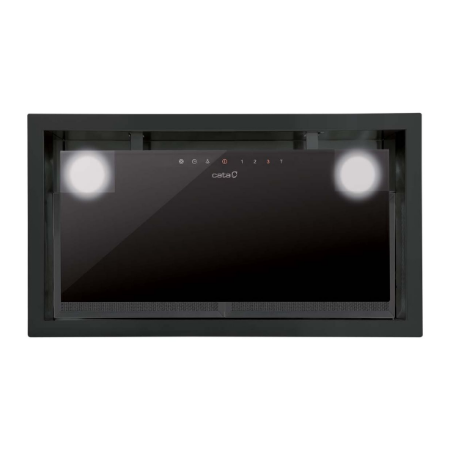 CATA | Hood | GC DUAL A 75 XGBK | Canopy | Energy efficiency class A | Width 79.2 cm | 820 m³/h | Touch control | LED | Black gl