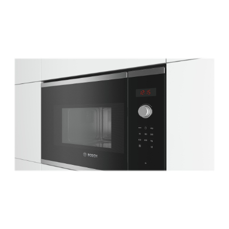 Bosch | Microwave Oven | BFL523MS0 | Built-in | 20 L | 800 W | Stainless steel/Black