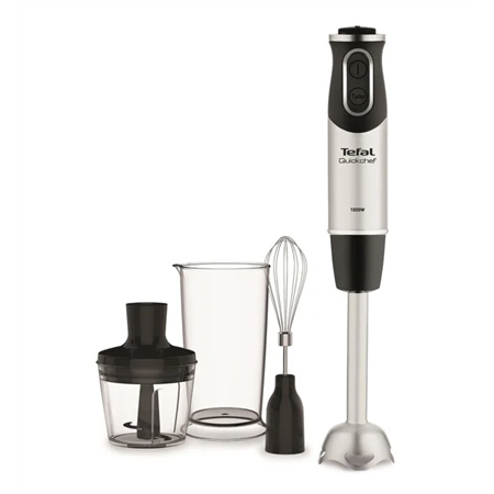 TEFAL | Blender | Quickchef 3-in-1 HB656838 | Hand Blender | 1000 W | Number of speeds 20 | Turbo mode | Chopper | Black