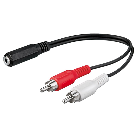 Goobay | Audio cable adapter, 3.5 mm | 50092