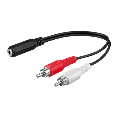 Goobay | Audio cable adapter, 3.5 mm | 50092