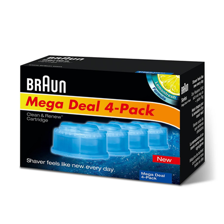 Braun | Refills 4 Pack | Clean and Renew CCR4 3+1
