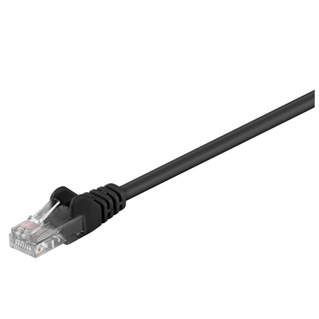 Goobay | CAT 5e patch cable, U/UTP | 68647 | Black