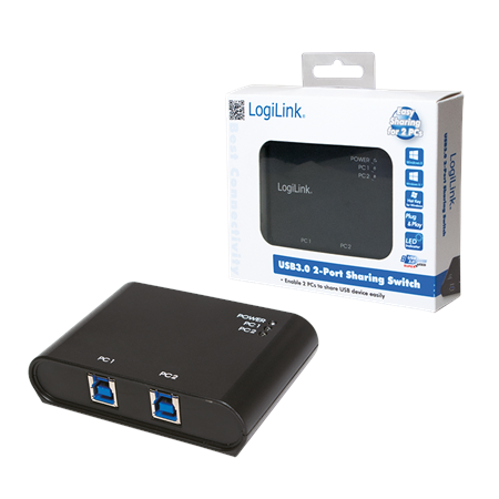 Logilink | USB 3.0 Switch 2-Port | UA0216