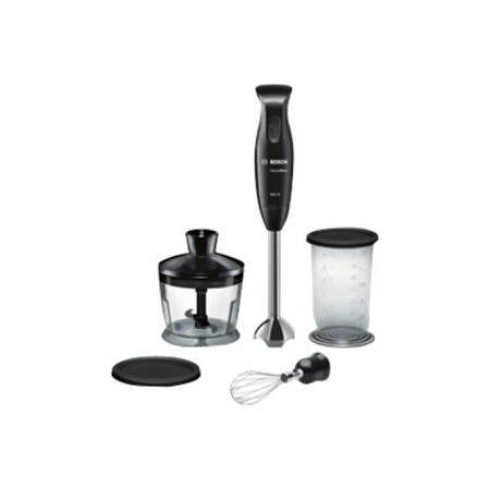 Bosch | Blender | CleverMixx MSM2650B | Hand Blender | 600 W | Number of speeds 12 | Chopper | Mini chopper | Black