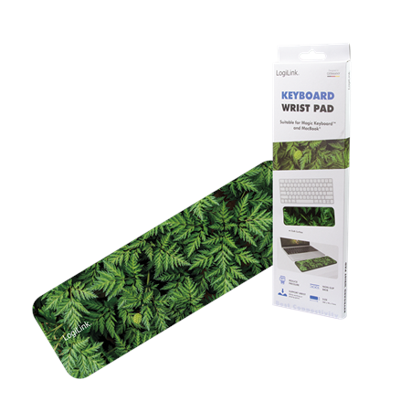Logilink | Keyboard Wrist Pad, medium | ID0169 | Wrist rest | N/A | N/A | Green