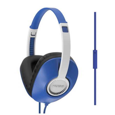 Koss | Headphones | UR23iB | Wired | On-Ear | Microphone | Blue