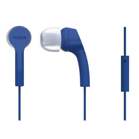 Koss | Headphones | KEB9iB | 3.5mm (1/8 inch) | In-ear | Microphone | Blue