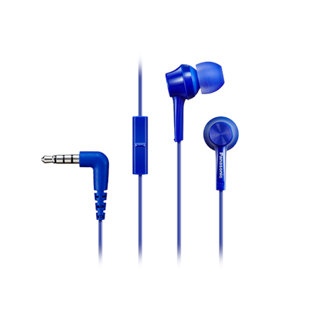 Panasonic | Canal type | RP-TCM115E-A | Wired | In-ear | Microphone | Blue