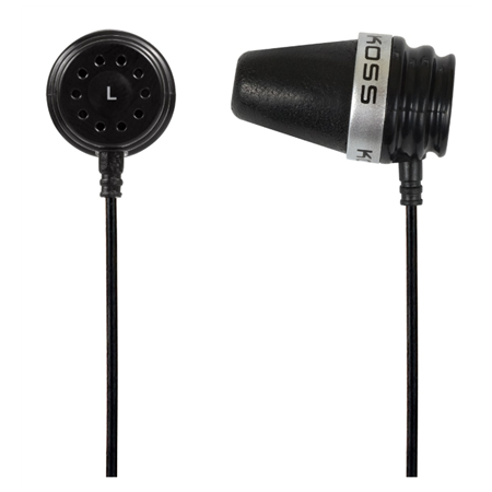 Koss | Headphones | Sparkplug | Wired | In-ear | Noise canceling | Black