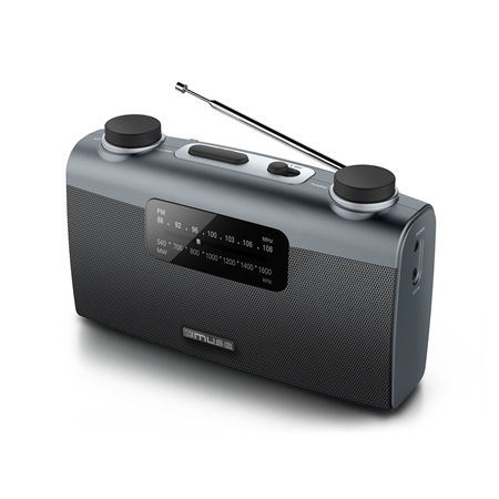 Muse | Portable radio | M-058R | AUX in | Black