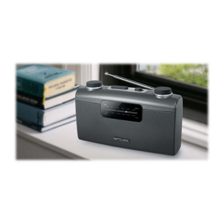 Muse | Portable radio | M-058R | AUX in | Black
