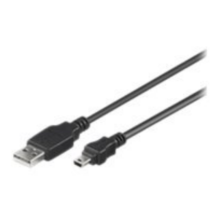 Goobay 50767 USB 2.0 Hi-Speed cable, black, 1.8 m | Goobay | USB-A to mini-USB