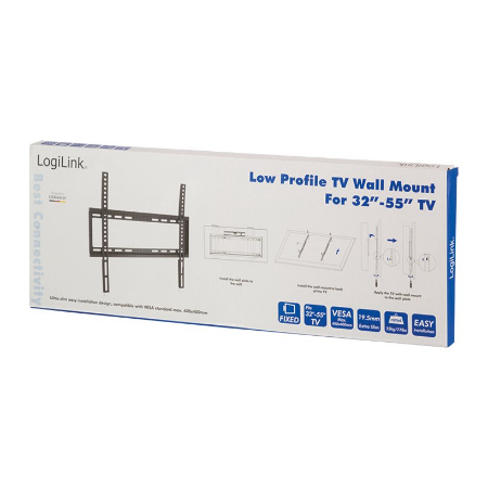 Logilink BP0009 TV Wall mount, 32–55", fix, 19,5mm | Logilink