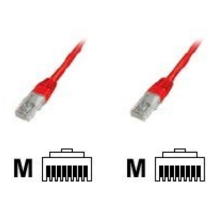 Goobay | CAT 5e patch cable, U/UTP | 68369 | Red RJ45 male (8P8C) | RJ45 male (8P8C)