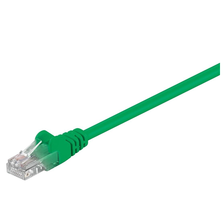 Goobay | CAT 5e patch cable, U/UTP | 68338 | Green RJ45 male (8P8C) | RJ45 male (8P8C)