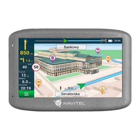 Navitel | E505 Magnetic | 5.0" TFT LCD 480 x 272 pixels pixels | GPS (satellite) | Maps included