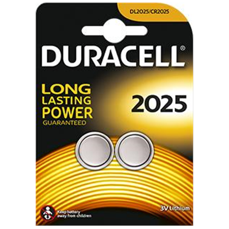 Duracell | Button Cells | DL2025 | Lithium | 2 pc(s)