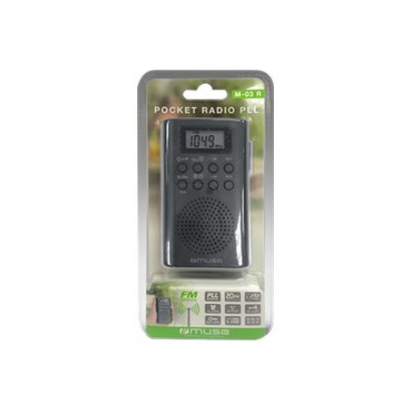 Muse | Pocket radio | M-03R | Black