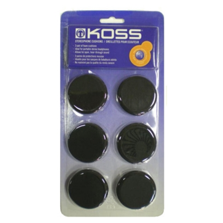 Koss | PORTCUSH Replacement cushion for stereophones | No | Black