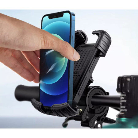 UGREEN LP494 Dviračio laikiklis telefonui (juodas)