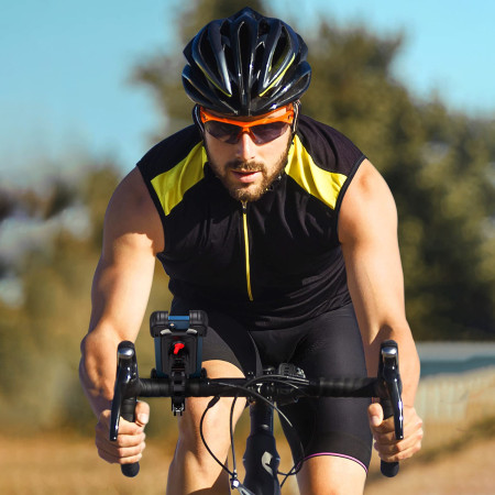 UGREEN LP494 Dviračio laikiklis telefonui (juodas)