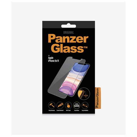 PanzerGlass | Apple | iPhone XR/11 | Hybrid glass | Transparent | Full frame coverage; Rounded edges; 100% touch preservation |