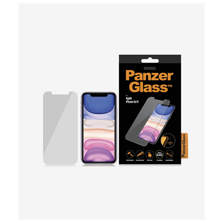 PanzerGlass | Apple | iPhone XR/11 | Hybrid glass | Transparent | Full frame coverage; Rounded edges; 100% touch preservation |