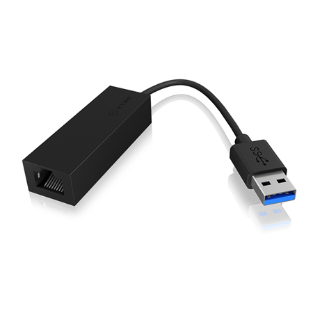 Raidsonic | USB 3.0 (A-Type) to Gigabit Ethernet Adapter | IB-AC501a