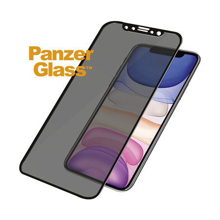 PanzerGlass | P2665 | Screen protector | Apple | iPhone Xr/11 | Tempered glass | Black | Confidentiality filter; Full frame cove
