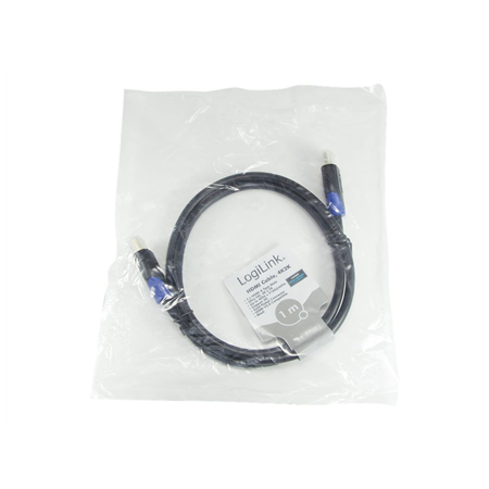 Logilink CH0061 HDMI Cable 2.0 bulk M/M 1.0m black | Logilink | HDMI (type A) male | HDMI (type A) male | HDMI to HDMI | 1 m
