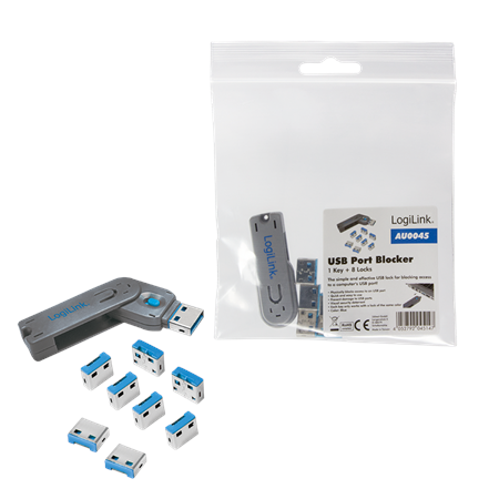 Logilink | USB port blocker | AU0045